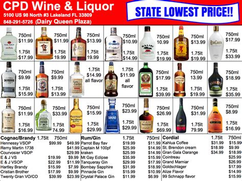 liquor prices walmart|walmart liquor price list.